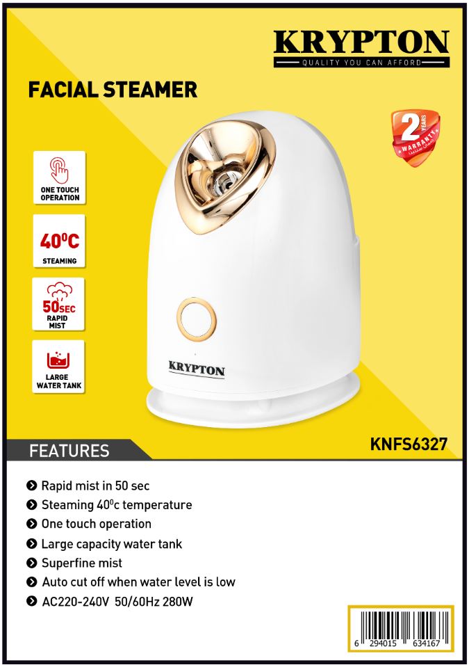 FACIAL STEAMER-KRYPTON-MODEL-KNFS6327