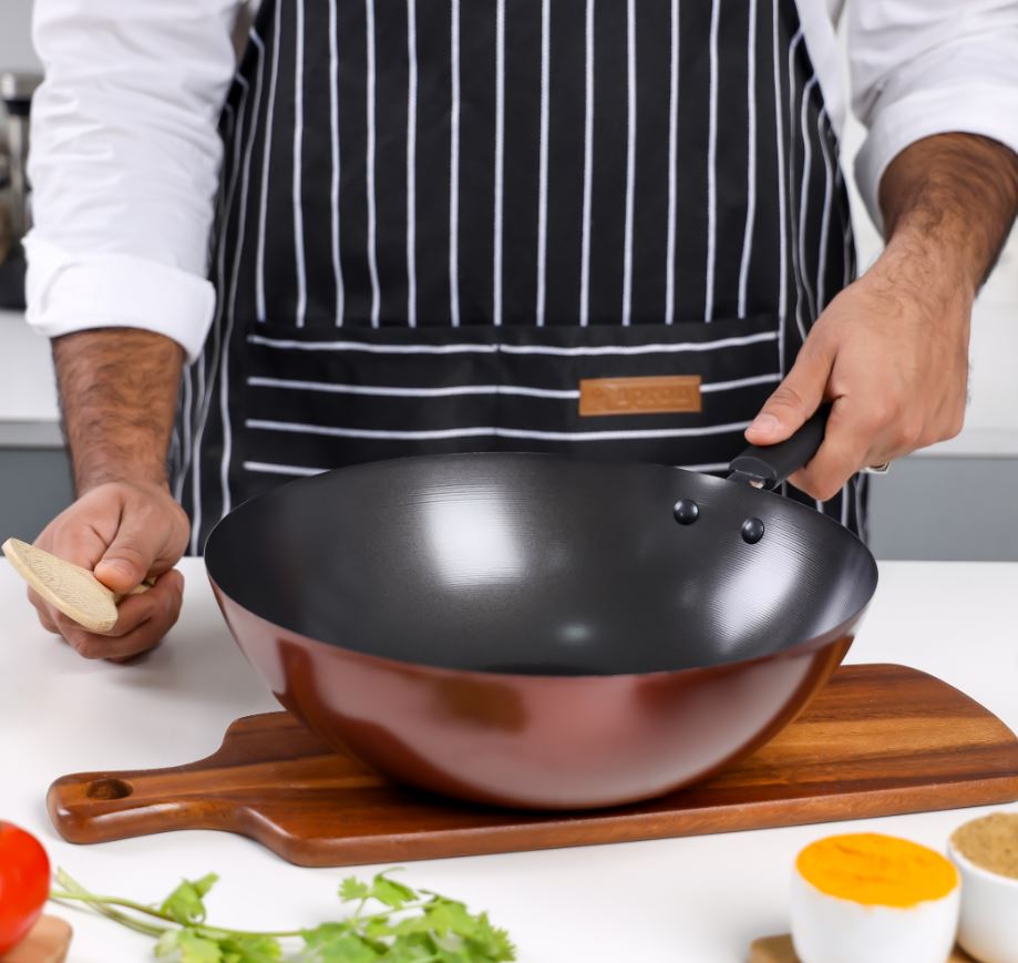30 cm Carbon Steel Wok Pan