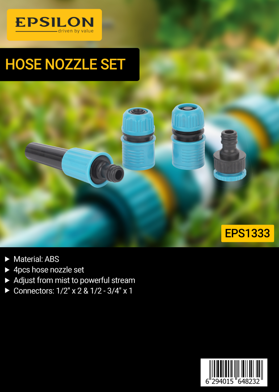 1/2'' nozzle set-4pcs 1x48