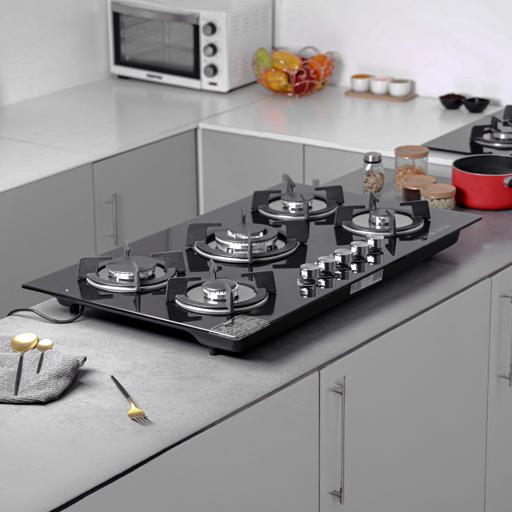 Glass Gas Hob