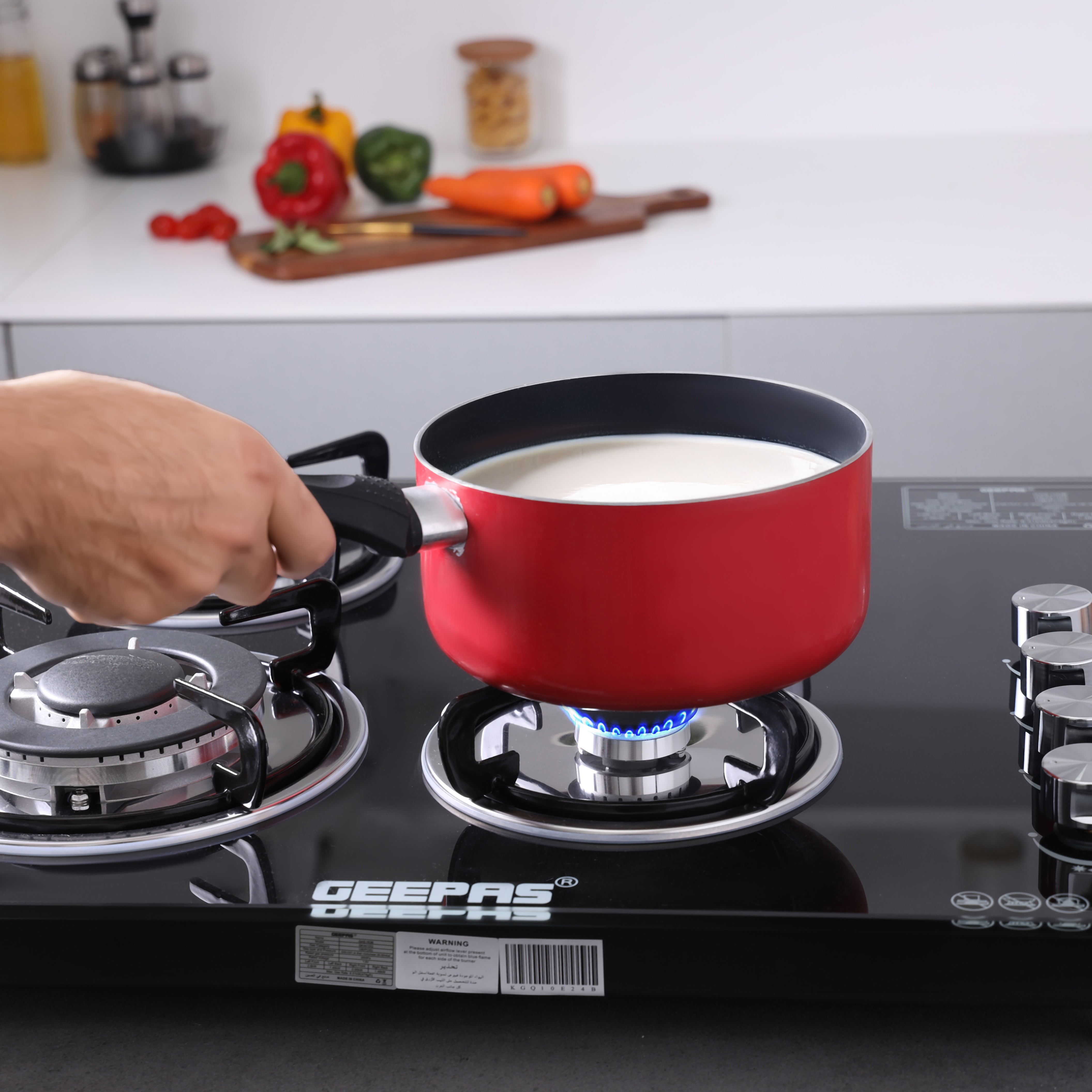 Burner Glass Gas Hob